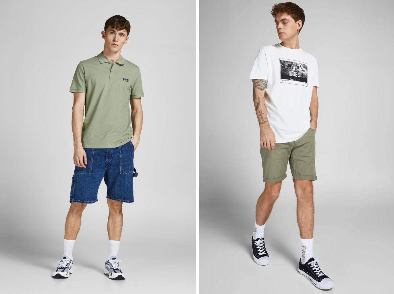 Jack & Jones Erkek Tişört Moda Modeli